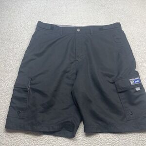 Pelagic Cargo Shorts Mens 36 Black High Performance Offshore Gear Fishing 11321